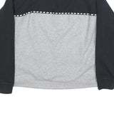 NIKE Womens Grey & Black Logo Crew Neck XL Sweatshirt Casual Sportswear
