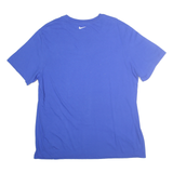 NIKE Mens Blue HSE Soccer Graphic T-Shirt XL Short Sleeve Crew Neck Cotton