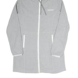ATHLETIC XPRESS Womens Grey Hooded Zip Jacket S Polyester Blend Casual