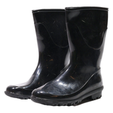 Wellie Boots Black Synthetic Womens UK 5