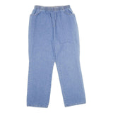 CHIC Womens Jeans Blue Relaxed Straight Denim W28 L30 Elasticated Waistband