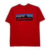 Responsibili-Tee Patagonia Graphic T-Shirt - Small Red Cotton