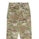 AMERICAN APPAREL Mens Cotton Blend Regular Cargo Trousers W34 L32 Camouflage