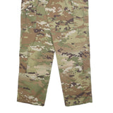 AMERICAN APPAREL Mens Cotton Blend Regular Cargo Trousers W34 L32 Camouflage