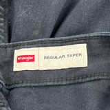 Wrangler Cargo Trousers - 30W 30L Black Cotton