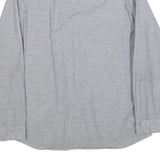 TIMBERLAND Mens Grey Cotton Blend Casual Shirt L Button Down Pocket Long Sleeve
