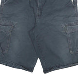 DICKIES Mens Shorts Blue Cargo Cotton Blend 2XL W34 Workwear Utility
