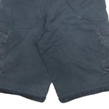 DICKIES Mens Shorts Blue Cargo Cotton Blend 2XL W34 Workwear Utility