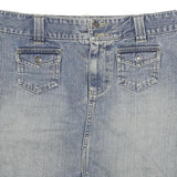 OLD NAVY Womens Blue Denim Mini Skirt Cotton Blend M Casual Everyday Wear