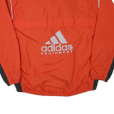ADIDAS Mens Red & Black Equipment Track Jacket L Polyester Blend Zip