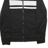 STARTER Mens Black White Colourblock Zip Jacket S Polyester Casual Sportswear