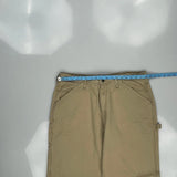 Wrangler Carpenter Trousers - 36W 32L Khaki Cotton