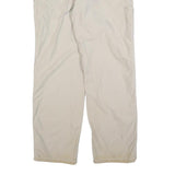 CARHARTT Mens Cotton Blend Beige Relaxed Straight Trousers W38 L34 Workwear