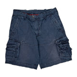 Polo By Ralph Lauren Cargo Shorts - 32W 10L Blue Cotton