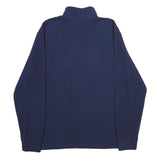 CHAPS Mens Blue Plain Pullover Crew Neck Basic Knit XL Cotton Jumper