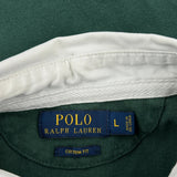 Polo By Ralph Lauren Rugby Shirt - Large Green Cotton