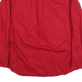 CHAPS Mens Red Shirt XL Button-Down Collar Long Sleeve Cotton Blend Casual