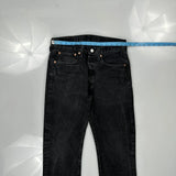 Levis Jeans - 31W 30L Black Cotton