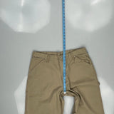 Wrangler Carpenter Trousers - 34W 32L Khaki Cotton