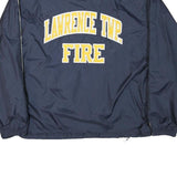 HOLLOWAY Mens Navy Blue & Yellow V-Neck XL Sweatshirt Lawrence Twp Fire Team