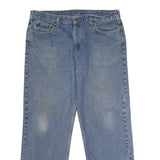 CARHARTT Mens Classic Blue Denim Jeans W40 L30 Zip Closure Relaxed Fit