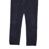 LEVI'S Mens Slim Navy Blue Cotton Blend Trousers W30 L27 Zip Closure