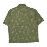 Jamaica Jaxx Floral Hawaiian Shirt - XL Green Cotton