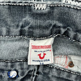 True Religion Denim Shorts - 33W UK 12 Dark Wash Denim