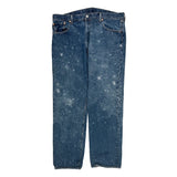501 Levis Jeans - 40W 30L Blue Cotton