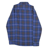 LEVI'S Mens Blue & Red Check Shirt M Cotton Long Sleeve Casual Button Shirt