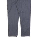 CALVIN KLEIN Mens Cotton Blend Grey Slim Straight Trousers W38 L30 Stylish