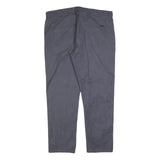CALVIN KLEIN Mens Cotton Blend Grey Slim Straight Trousers W38 L30 Stylish