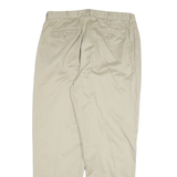 POLO RALPH LAUREN Mens Beige Cotton Blend Relaxed Straight Trousers W36 L32