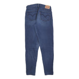 LEVI'S 710 Womens Jeans Blue Slim Skinny Denim W27 L30 Stretch Zip