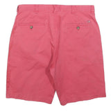 CALVIN KLEIN JEANS Mens Shorts Red Casual Plain M W31 Comfortable Fit