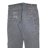 DICKIES Mens Regular Fit Work Jeans Blue Denim W40 L32 Utility Pocket Zip