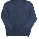 ELLESSE Mens Navy Blue Jacket M Polyester Plain Hooded Casual Outdoor