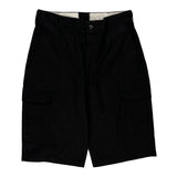 Dickies Cargo Shorts - 31W 12L Black Polyester Blend