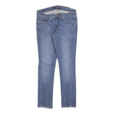 LEVI'S 524 Womens Jeans Blue Slim Skinny Denim Medium W30 L28 Cotton Blend Zip