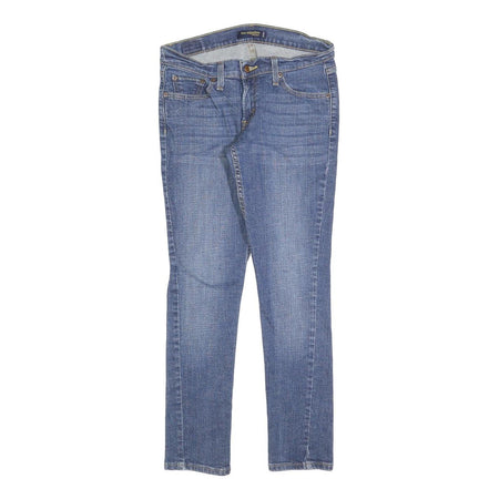 LEVI'S 524 Womens Jeans Blue Slim Skinny Denim Medium W30 L28 Cotton Blend Zip