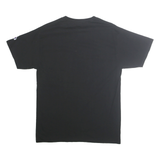 CHAMPION Mens Black Graphic T-Shirt M Short Sleeve Crew Neck Cotton Casual