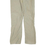 CARHARTT Mens Cotton Blend Beige Regular Straight Trousers W36 L32 Workwear Zip