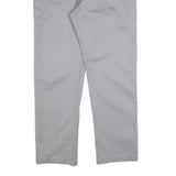 CALVIN KLEIN Mens Cotton Blend Grey Slim Straight Trousers W34 L30 Stylish