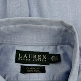 Ralph Lauren Shirt - Large Blue Cotton