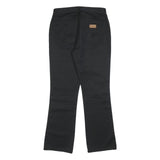 WRANGLER Womens Black Cotton Blend Regular Bootcut Trousers W31 L30 Stylish