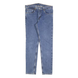 LEVI'S 512 Tapered Mens Jeans Blue Slim Denim Medium W32 L32 Zip Closure