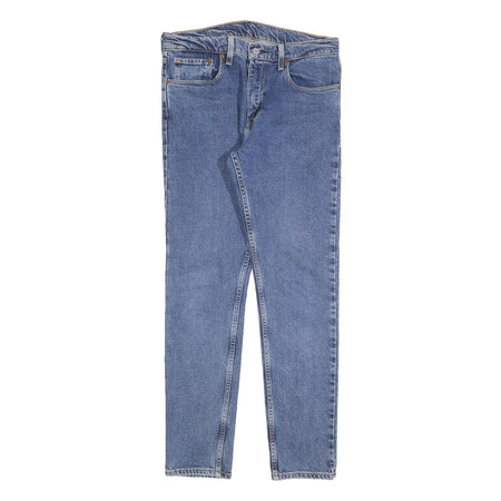 LEVI'S 512 Tapered Mens Jeans Blue Slim Denim Medium W32 L32 Zip Closure