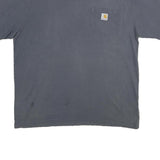 CARHARTT Mens Grey Pocket T-Shirt L Short Sleeve Crew Neck Classic Cotton