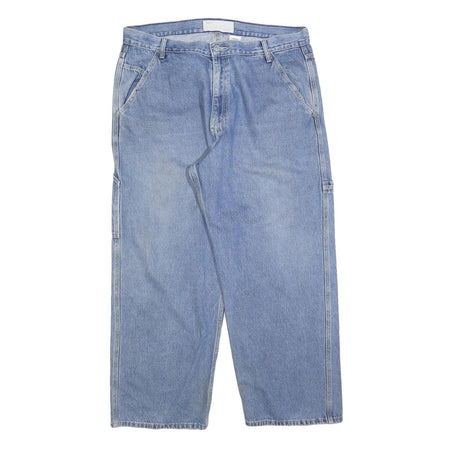 LEVI'S Womens Jeans Blue Relaxed Straight Denim Medium W38 L30 Utility Workwear