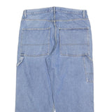 LEVI'S Womens Jeans Blue Relaxed Straight Denim Medium W38 L30 Utility Workwear